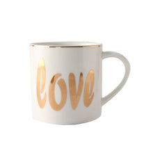 Load image into Gallery viewer, Creative Ceramic Mug Set with spoon lid Tea Milk Cup Nordic Style Coffee Mugs Large Capacity 300 ML Home Kitchen Drinkware